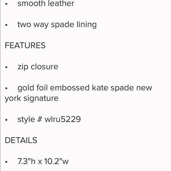 NOT FOR SALE...Kate spade wristlet - Picture 8 of 8